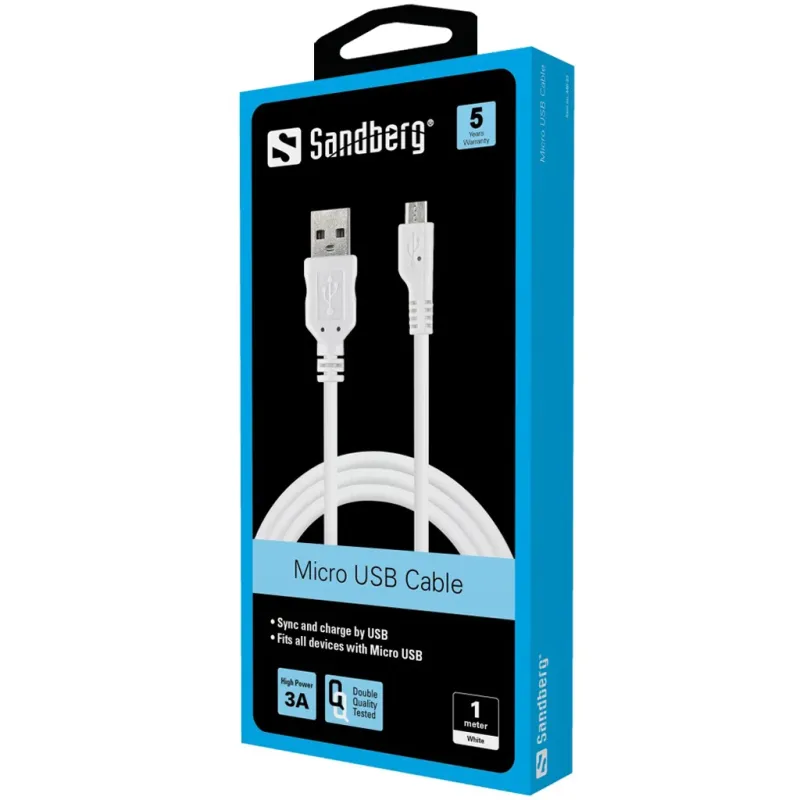 Sandberg 440-33 MicroUSB Sync-Charge Cable 1m