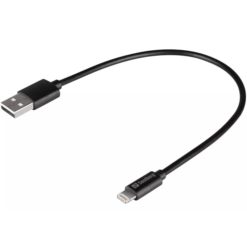Sandberg 441-40 USB Lightning MFI 0.2m Black