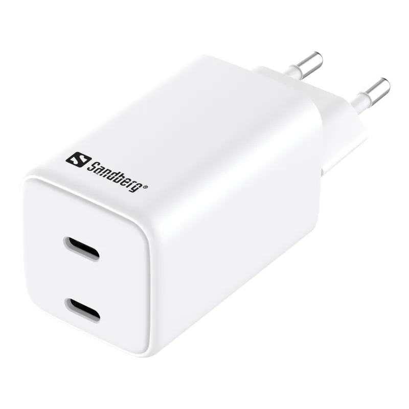 Sandberg 441-56 AC Charger Dual USB-C PD65W EU