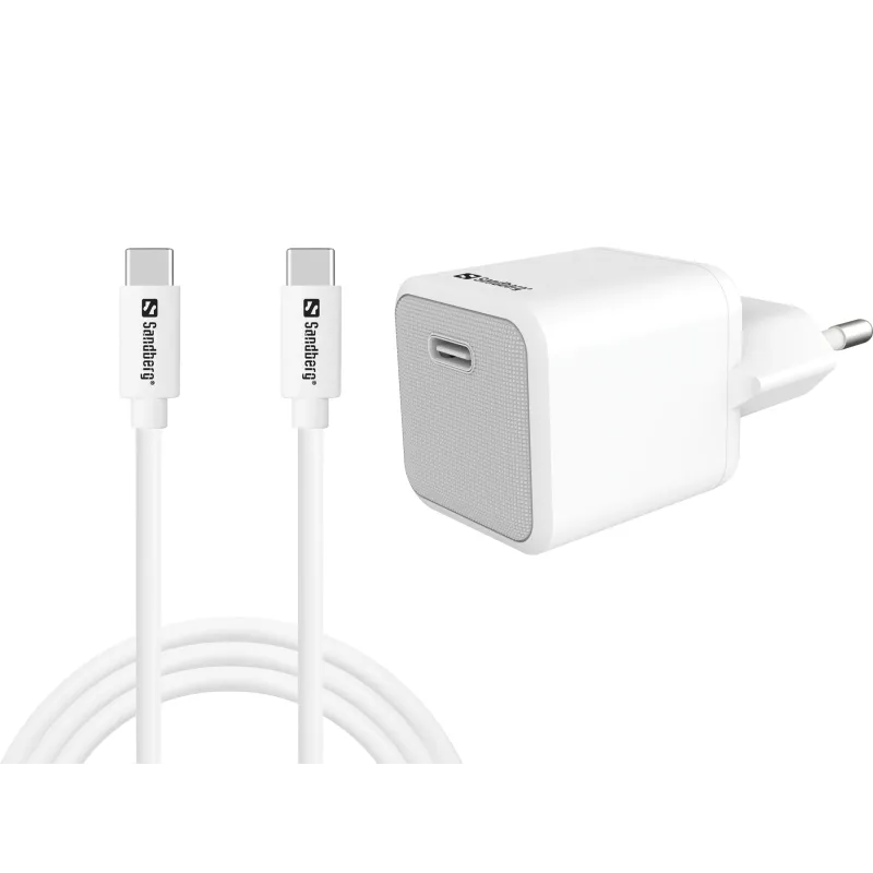Sandberg 441-58 USB-C 20W Charger + cable 1M