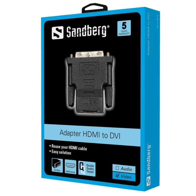 Sandberg 507-39 Adapter DVI-M - HDMI-F