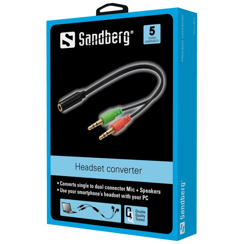 Sandberg 508-67 Headset Converter ,mobile, PC