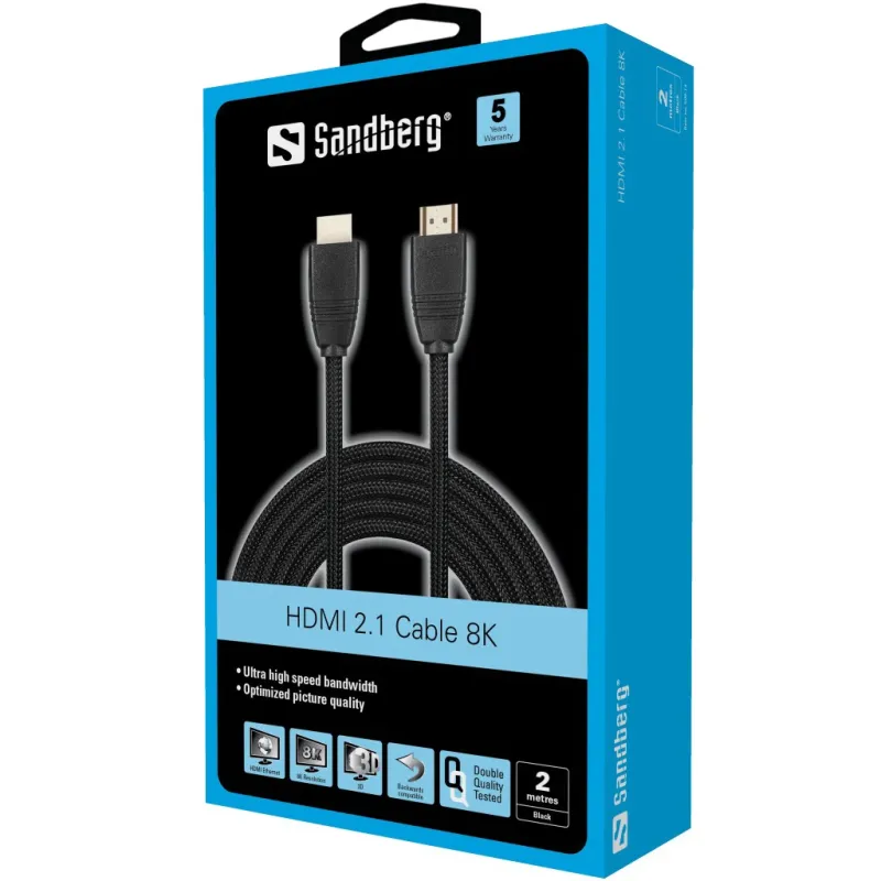 Sandberg 509-14 HDMI 2.1 8K Cable, 2M