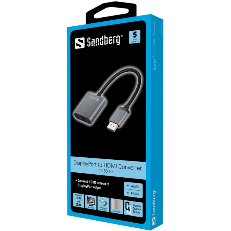 Sandberg 509-19 Adapter DP1.4 HDMI2.0 4K60