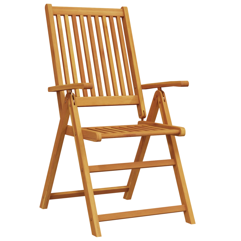 vidaXL Dārza ēdamgalds 7 pcs Brūna Cietā akācijas koks