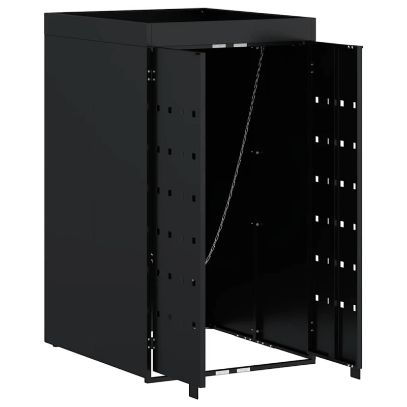 vidaXL Ratiņu atkritumu uzglabāšana ar stādītāja jumtu vienam 240L konteineram