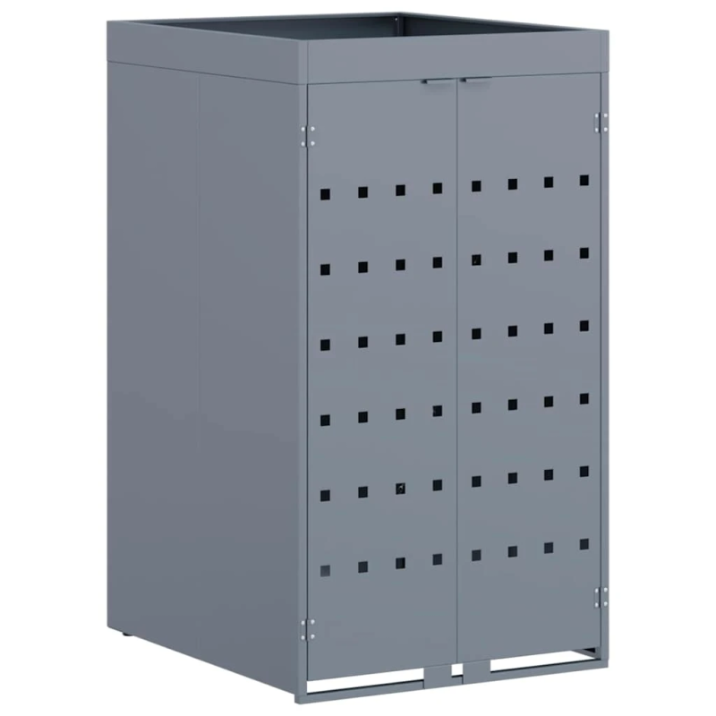 vidaXL Ratiņu atkritumu uzglabāšana ar stādītāja jumtu vienam 240L konteineram