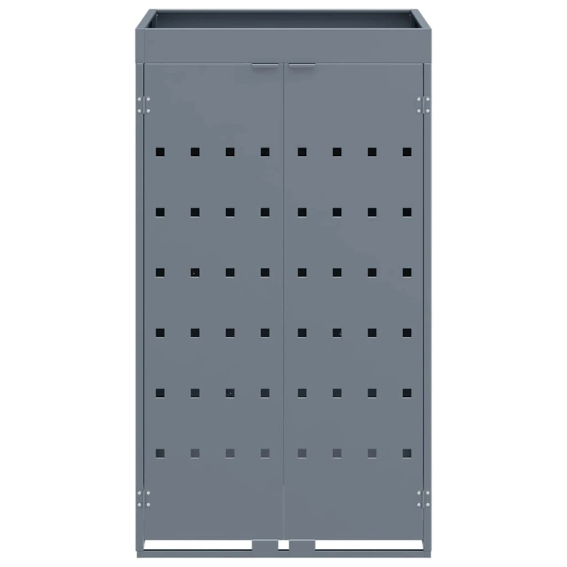 vidaXL Ratiņu atkritumu uzglabāšana ar stādītāja jumtu vienam 240L konteineram