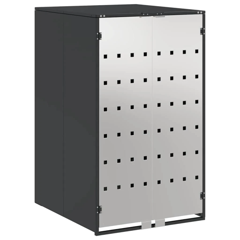 vidaXL Riteņu konteinera uzglabāšana ar gāzes pacelšanas vāku 240L konteineram