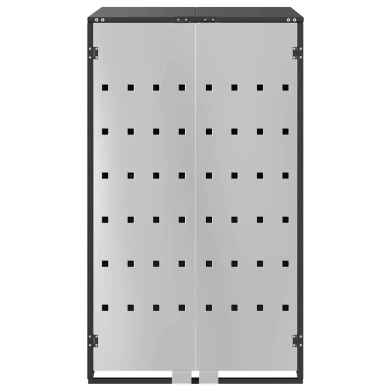 vidaXL Riteņu konteinera uzglabāšana ar gāzes pacelšanas vāku 240L konteineram