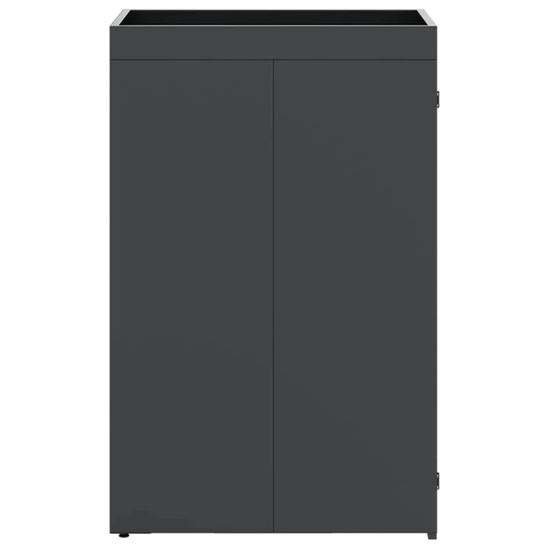 vidaXL Riteņu konteinera uzglabāšana ar stādītāja jumtu 240L konteineram