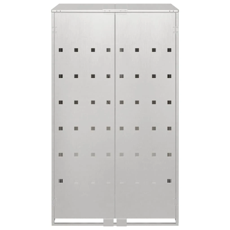 vidaXL Riteņu konteinera uzglabāšana ar gāzes pacelšanas vāku 240L konteineram