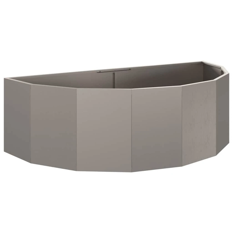 vidaXL Puķu kaste Rūsa 120 x 60 x 35 cm Novecināts tērauds