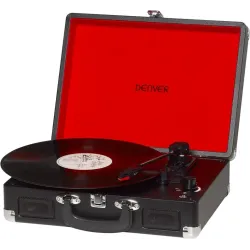 Patefonas Denver VPL-120 Black, juoda sp., 2 W