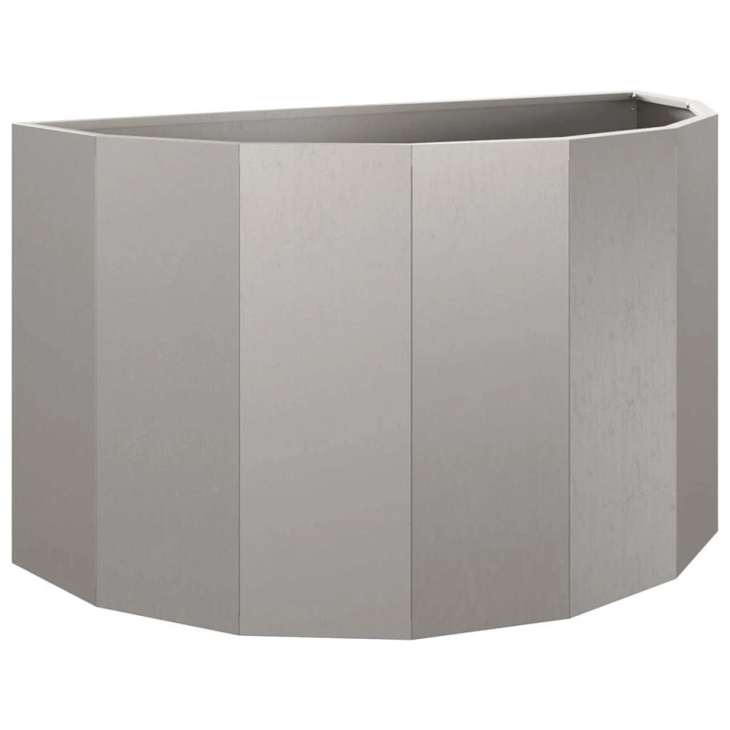 vidaXL Puķu kaste Rūsa 90 x 45 x 50 cm Novecināts tērauds