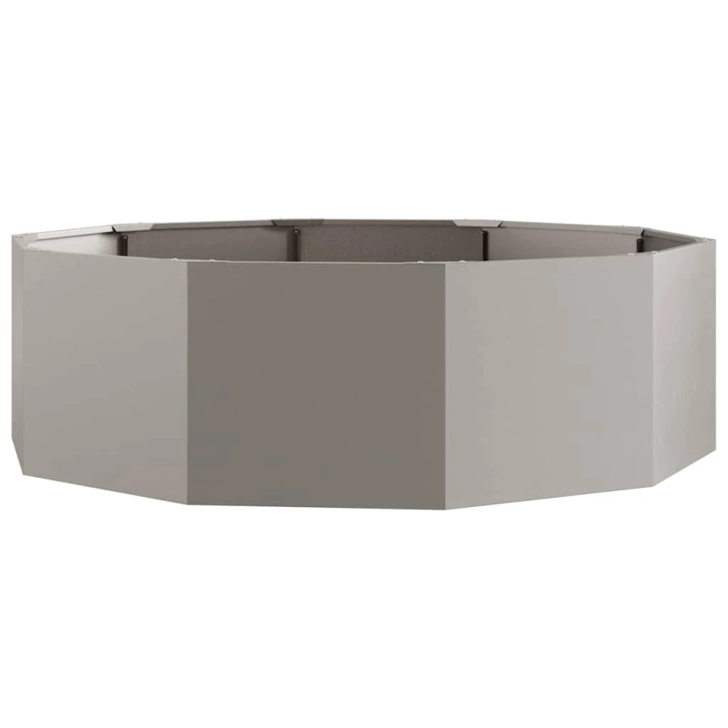 vidaXL Puķu kaste Rūsa 120 x 120 x 35 cm Novecināts tērauds