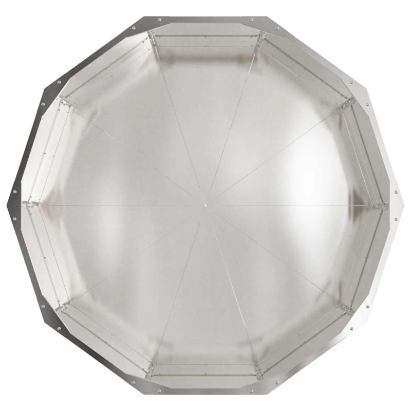 vidaXL Puķu kaste Sudraba 90 x 90 x 35 cm Nerūsējošs tērauds