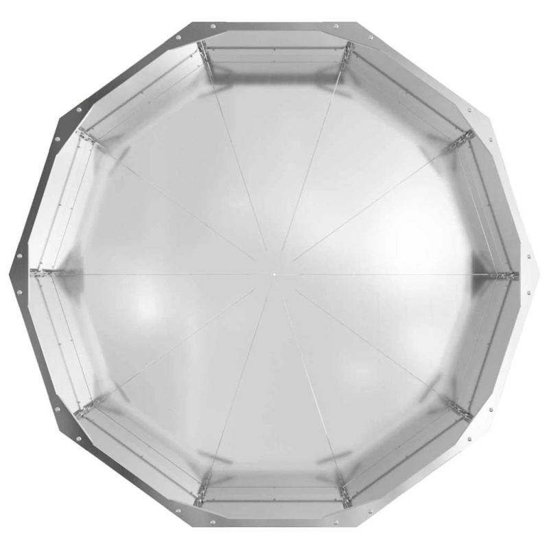 vidaXL Puķu kaste Sudraba 90 x 90 x 35 cm Cinkots tērauds