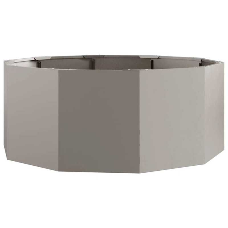 vidaXL Puķu kaste Rūsa 90 x 90 x 35 cm Novecināts tērauds