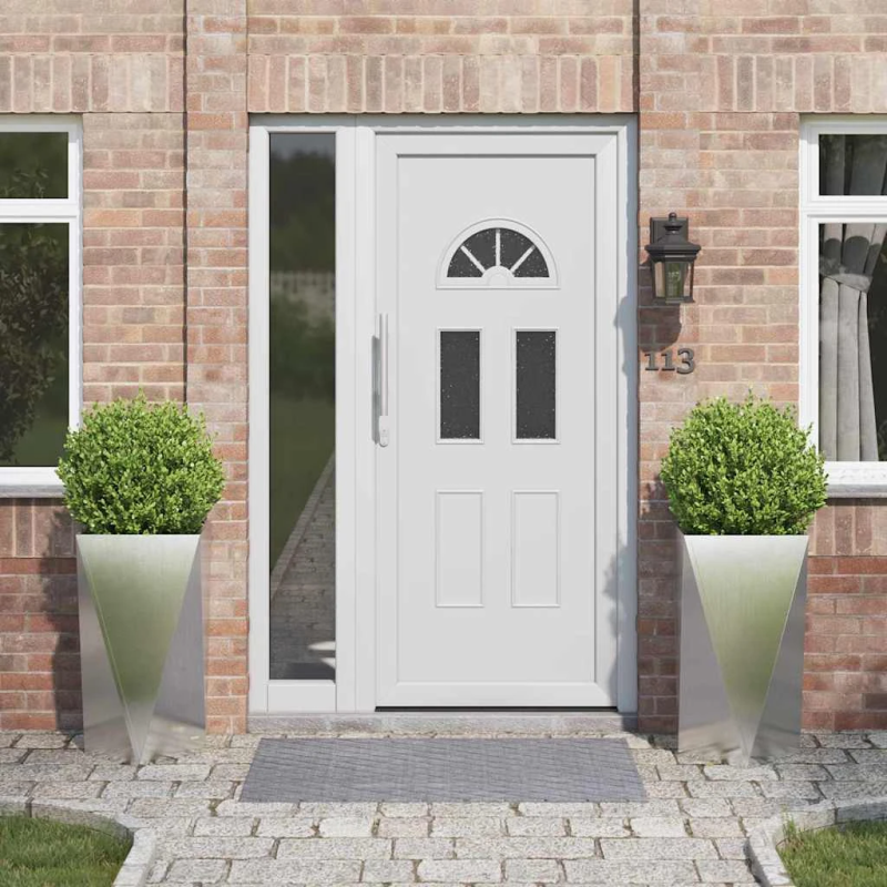 vidaXL Puķu kaste 2 pcs Sudraba 40 x 40 x 75 cm Nerūsējošs tērauds