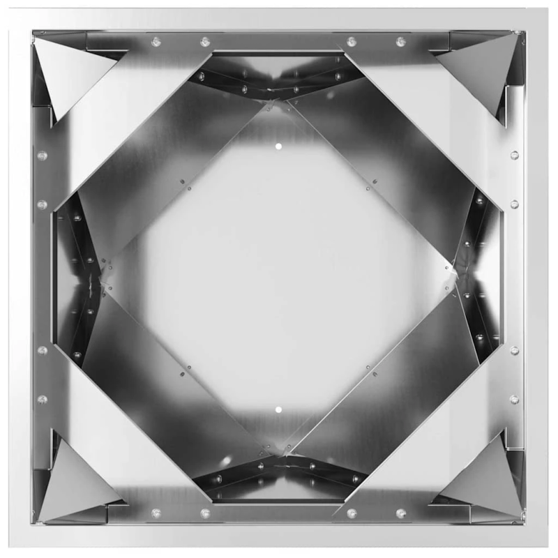 vidaXL Puķu kaste Sudraba 40 x 40 x 75 cm Cinkots tērauds