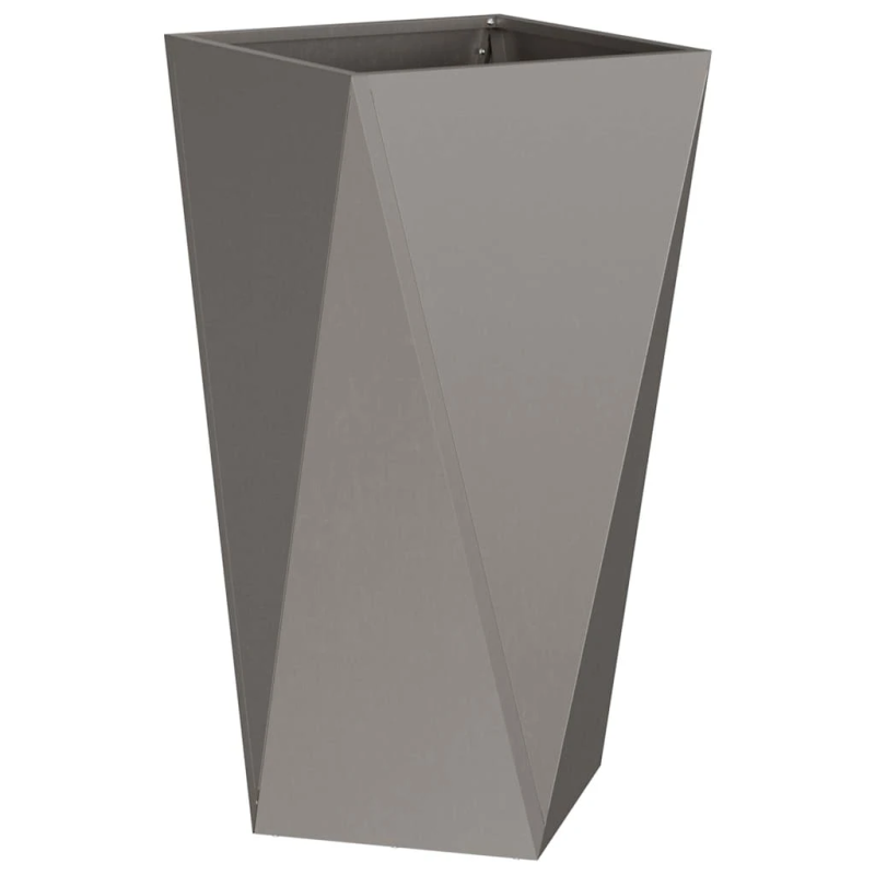 vidaXL Puķu kaste Rūsa 40 x 40 x 75 cm Novecināts tērauds