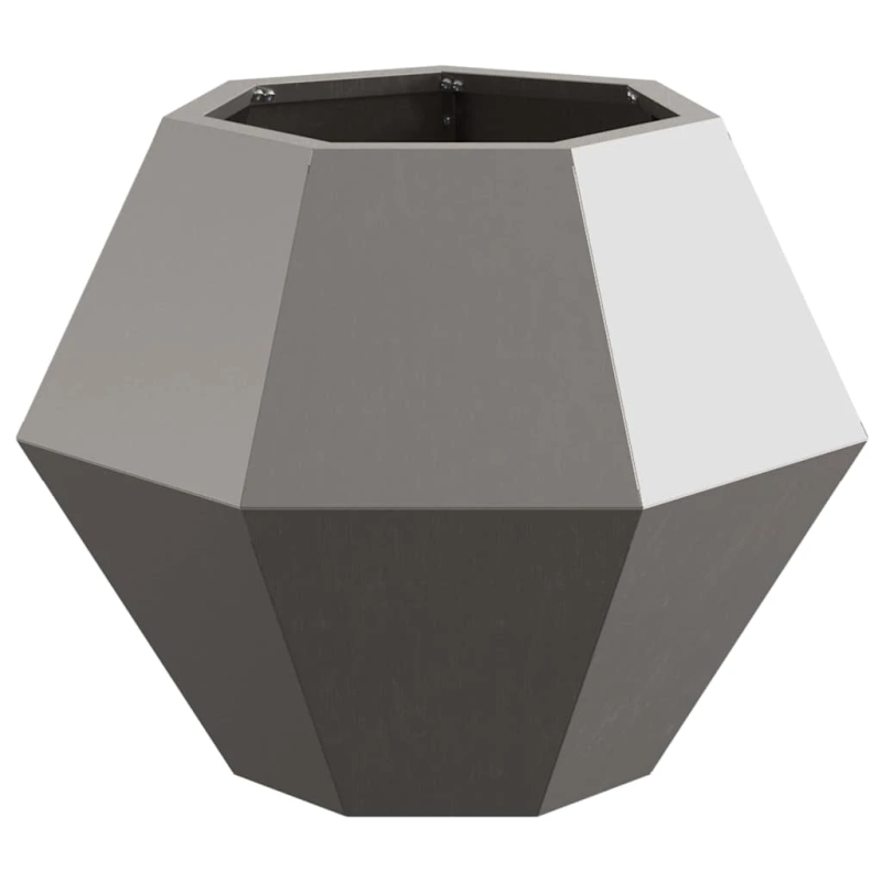 vidaXL Puķu kaste 2 pcs Rūsa 50 x 50 x 40 cm Novecināts tērauds