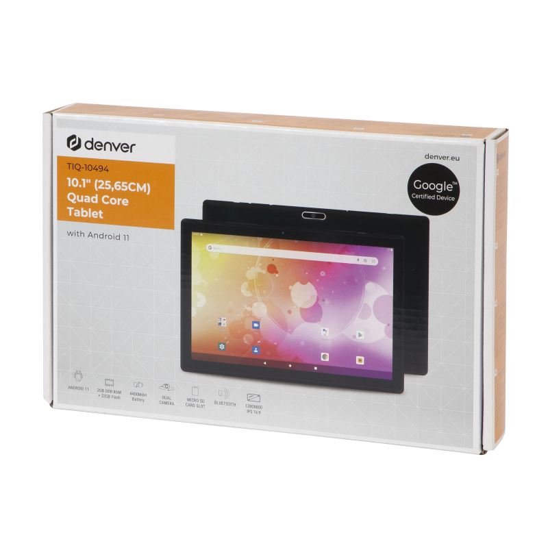 Denver TIQ-10494 10.1-32GB-2GB-WI-FI-Android11-Black