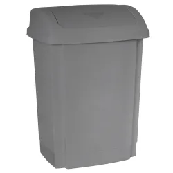 Atliekų konteineris 25L Swing pilkas spalvos