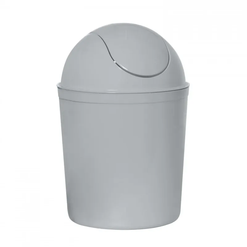 Atkritumu konteiners 5L Swing sudraba