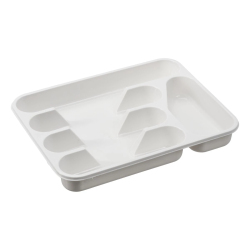 Paliktnis traukiem 33x26cm balts