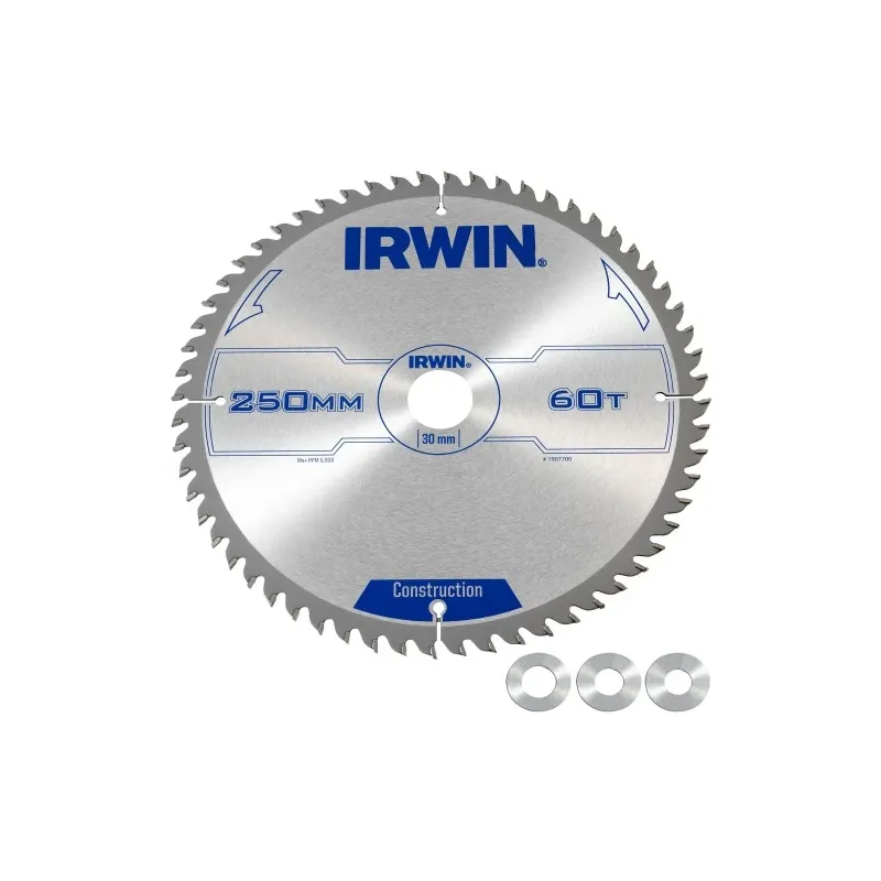 IRWIN universālais ripzāģa disks galda un leņķa zāģim 250 x 30 mm, 60 zobi
