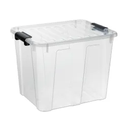 Kaste Home box 40L caurspīdīga