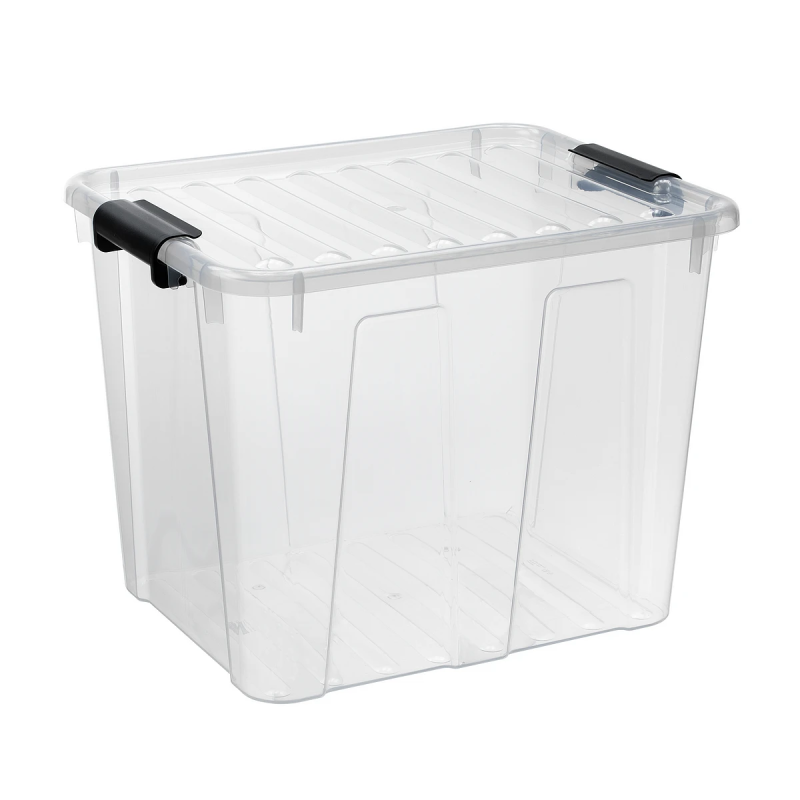 Kaste Home box 40L caurspīdīga