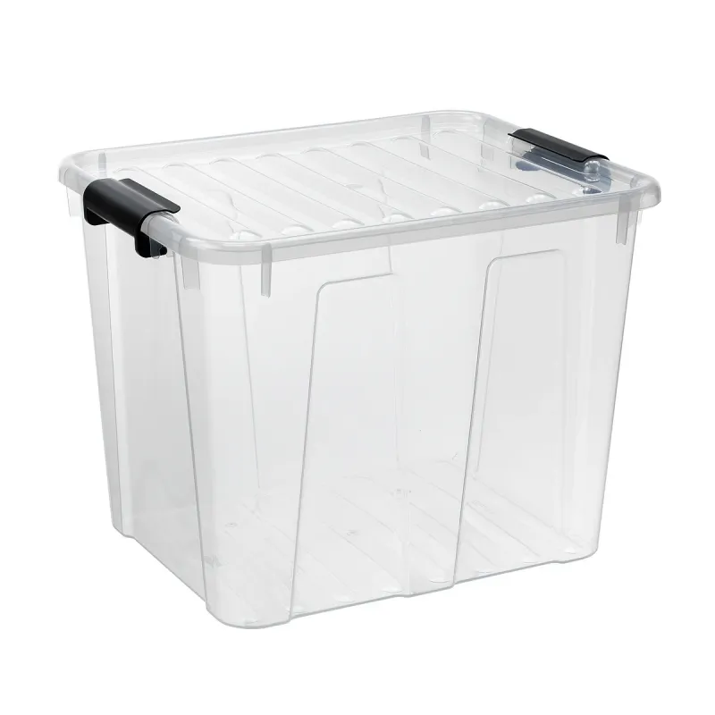 Kaste Home box 40L caurspīdīga