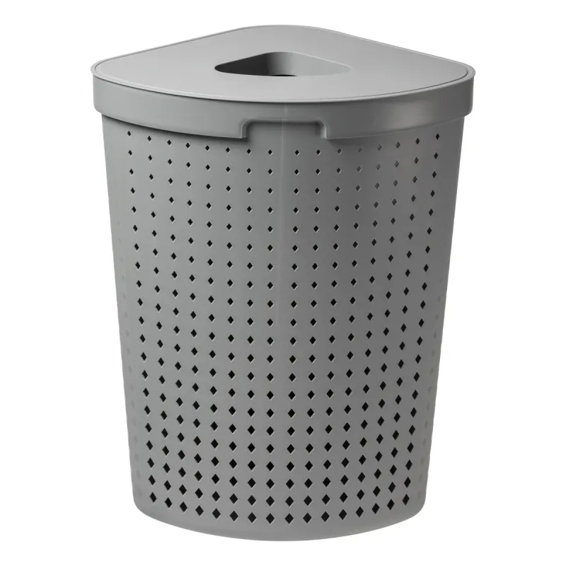 Veļas kaste Plast Team Seoul, 62 l, pelēka krās., 50 cm x 39.6 cm