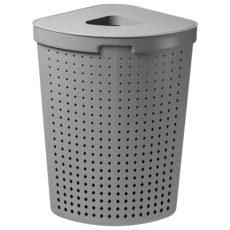 Veļas kaste Plast Team Seoul, 62 l, pelēka krās., 50 cm x 39.6 cm