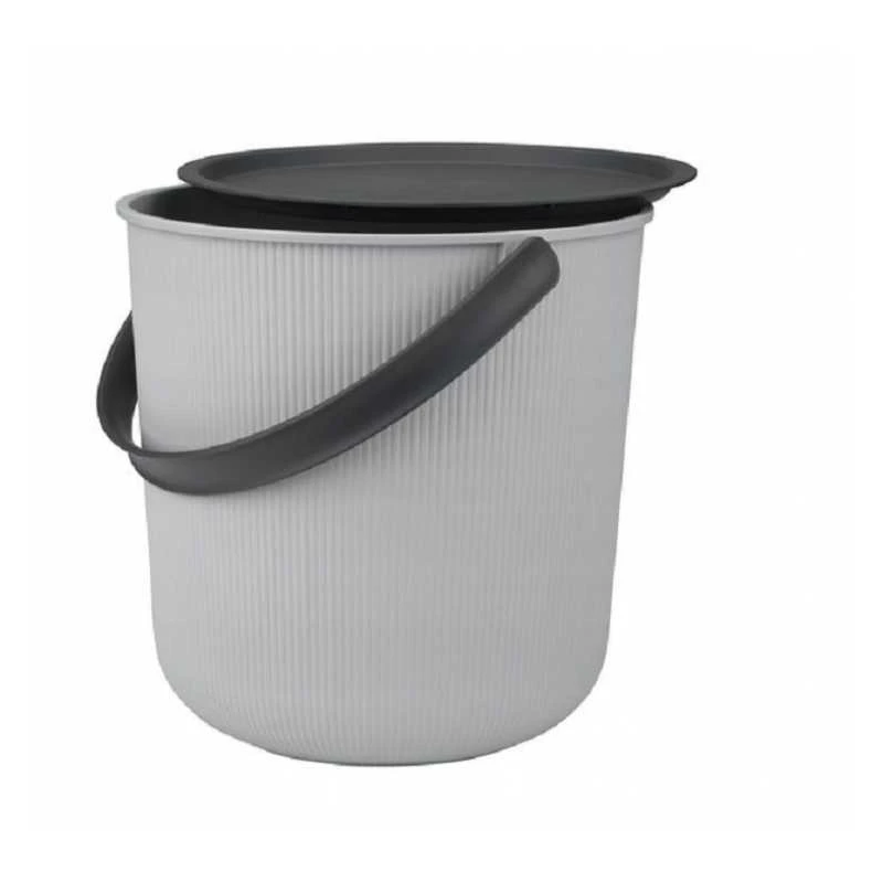 Spainis ar vāku 10L Akita, pelēks