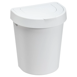 Atkritumu konteiners 10L Seattle Swing, balts