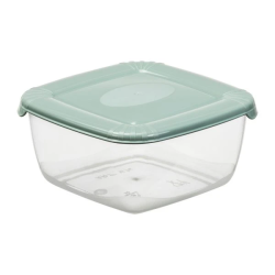 Uzglabāšanas trauciņš Polar box kvadrāta 950ml, zaļš
