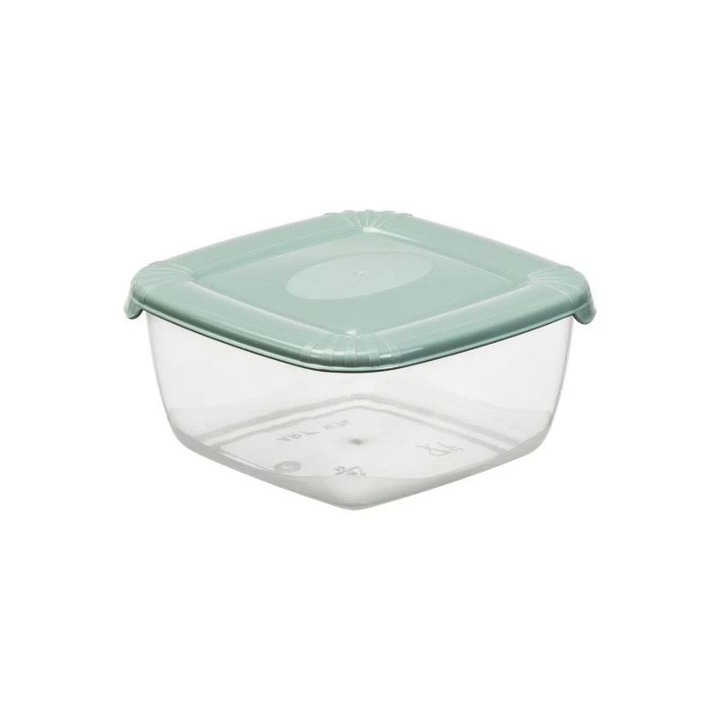 Uzglabāšanas trauciņš Polar box kvadrāta 950ml, zaļš