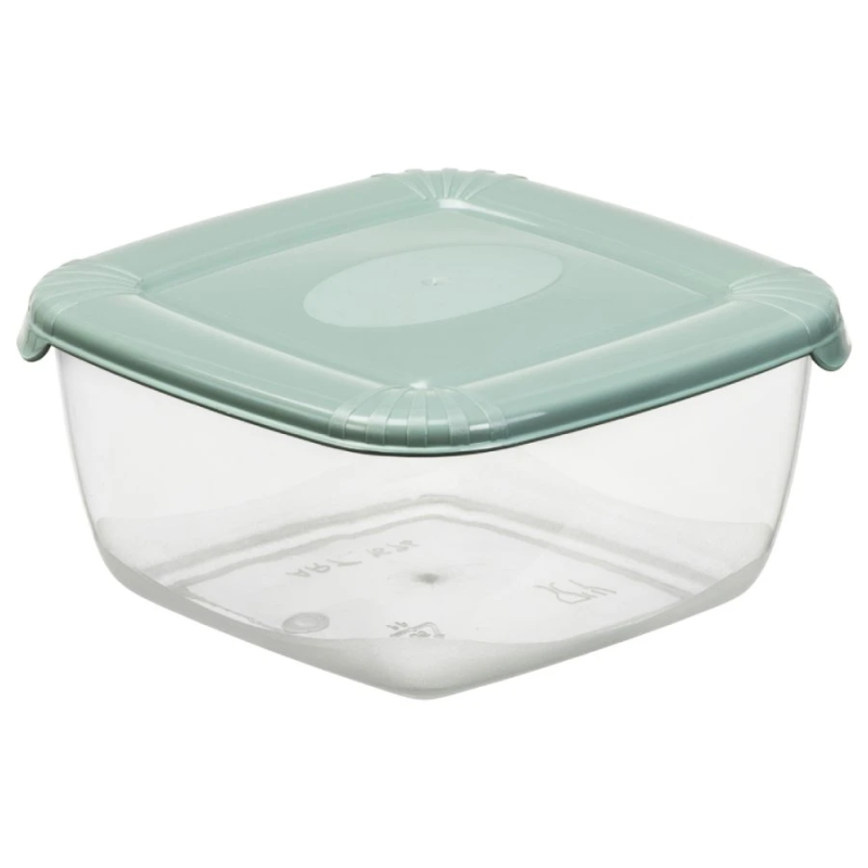 Uzglabāšanas trauciņš Polar box kvadrāta 950ml, zaļš