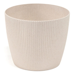 Puķu pods Magnolija Jumper wood 190x160mm, balts