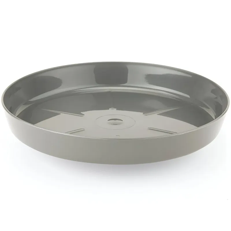 Paliktnis puķu podam 115mm, pelēks