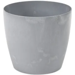 Puķu pods Magnolija 135x119mm, betona gaiši pelēks