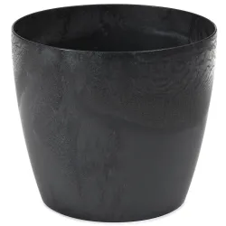 Puķu pods Magnolija 210x185mm, betona tumši pelēks