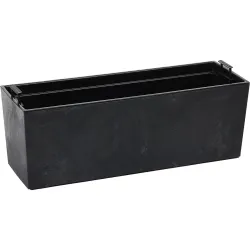 Balkona kaste Begonia 190x560mm, betona tumši pelēks