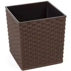 Цветочный горшок Lamela 596-83, пластик, коричневый цв.
