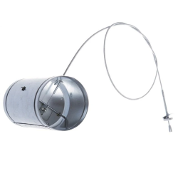 Vārsts karsta gaisa ar trosi d125