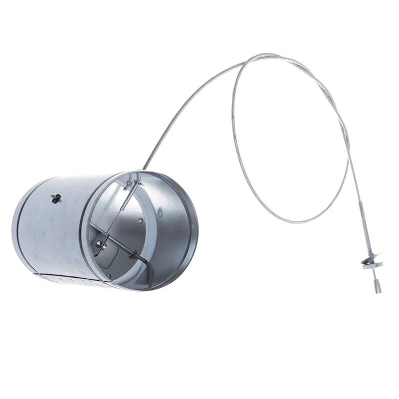 Vārsts karsta gaisa ar trosi d125